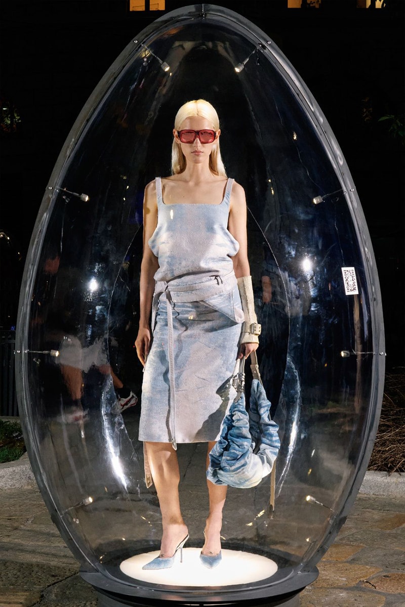 Diesel Spring/Summer 2026 Milan Fashion Week Glenn Martens runway lookbook hunt 