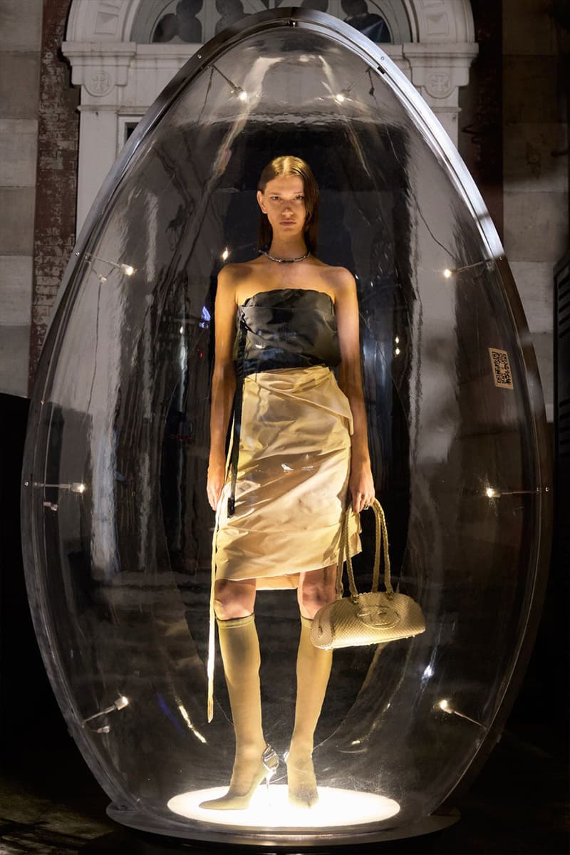 Diesel Spring/Summer 2026 Milan Fashion Week Glenn Martens runway lookbook hunt 