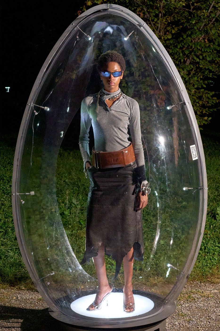 Diesel Spring/Summer 2026 Milan Fashion Week Glenn Martens runway lookbook hunt 