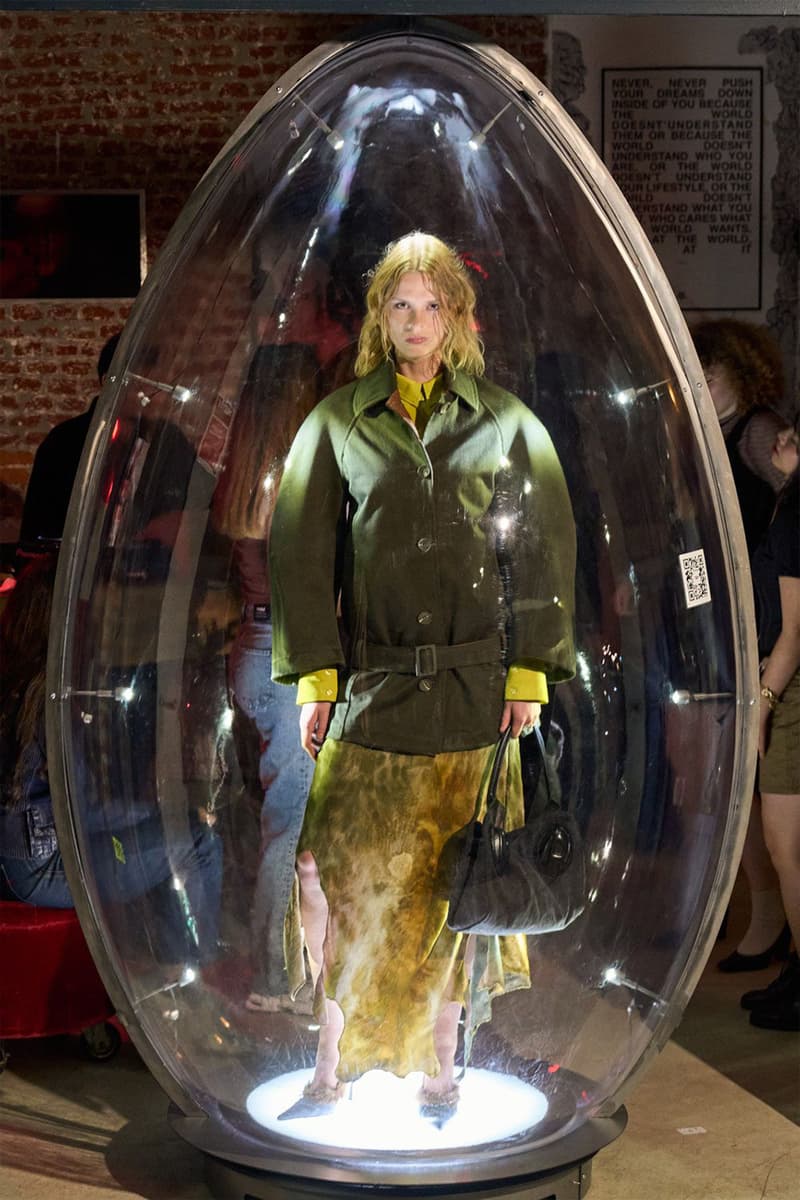 Diesel Spring/Summer 2026 Milan Fashion Week Glenn Martens runway lookbook hunt 