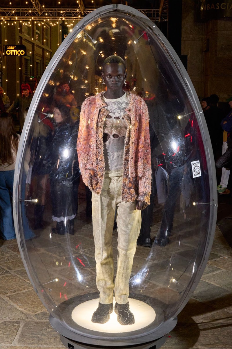 Diesel Spring/Summer 2026 Milan Fashion Week Glenn Martens runway lookbook hunt 