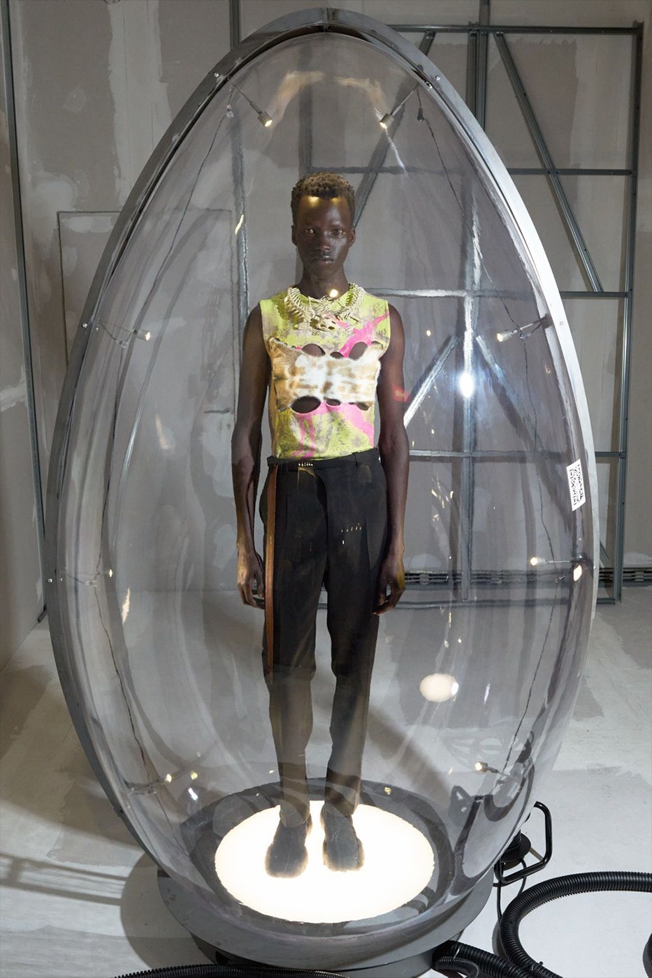 Diesel Spring/Summer 2026 Milan Fashion Week Glenn Martens runway lookbook hunt 