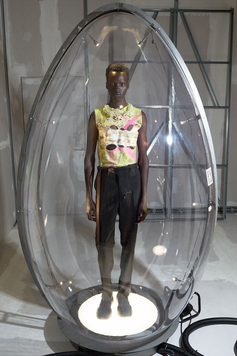 Diesel Spring/Summer 2026 Milan Fashion Week Glenn Martens runway lookbook hunt 