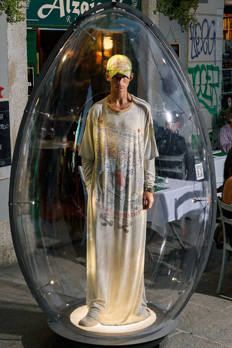Diesel Spring/Summer 2026 Milan Fashion Week Glenn Martens runway lookbook hunt 