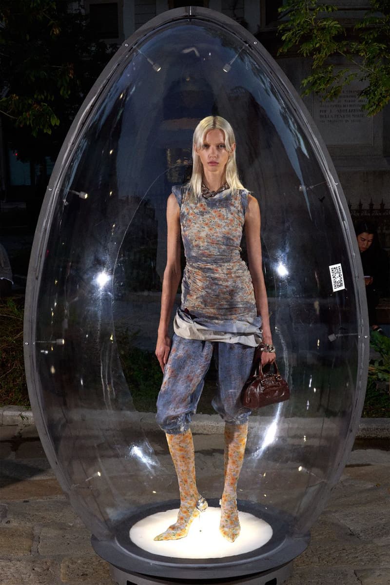 Diesel Spring/Summer 2026 Milan Fashion Week Glenn Martens runway lookbook hunt 