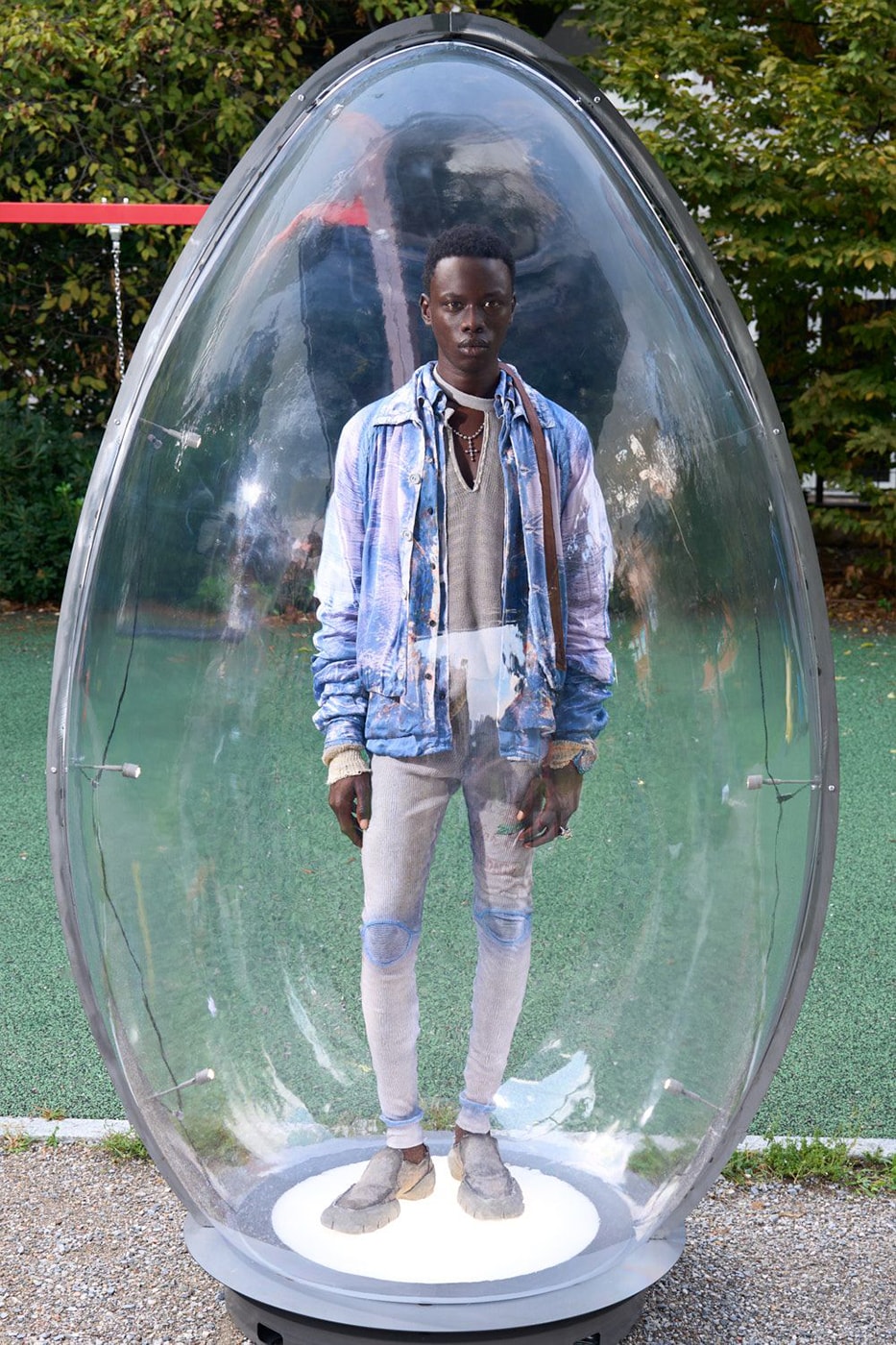 Diesel Spring/Summer 2026 Milan Fashion Week Glenn Martens runway lookbook hunt 
