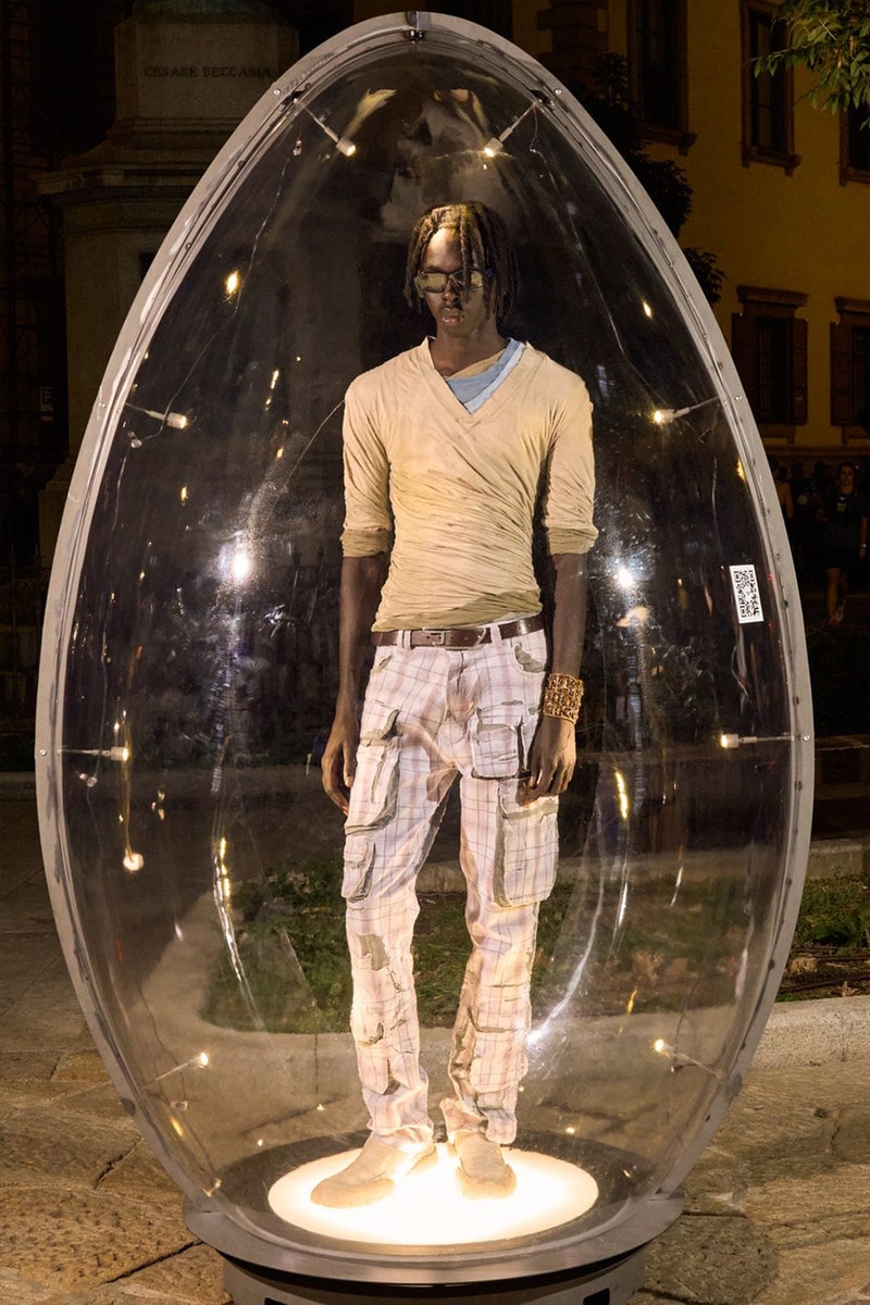 Diesel Spring/Summer 2026 Milan Fashion Week Glenn Martens runway lookbook hunt 