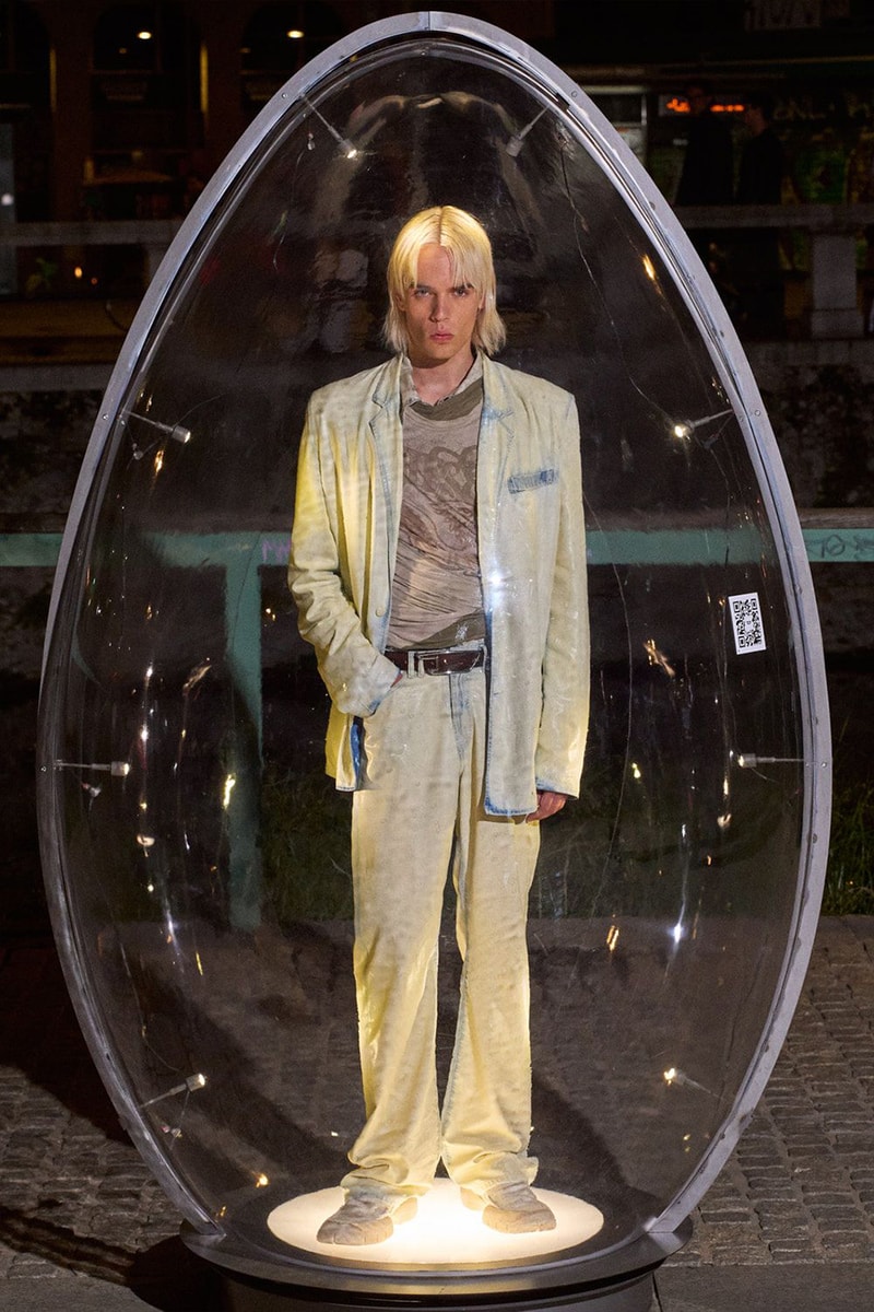 Diesel Spring/Summer 2026 Milan Fashion Week Glenn Martens runway lookbook hunt 