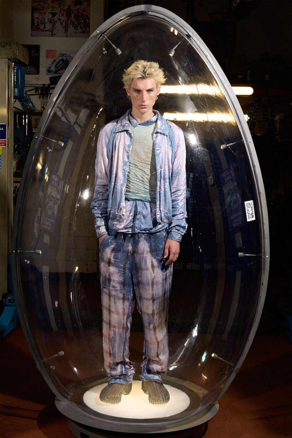 Diesel Spring/Summer 2026 Milan Fashion Week Glenn Martens runway lookbook hunt 