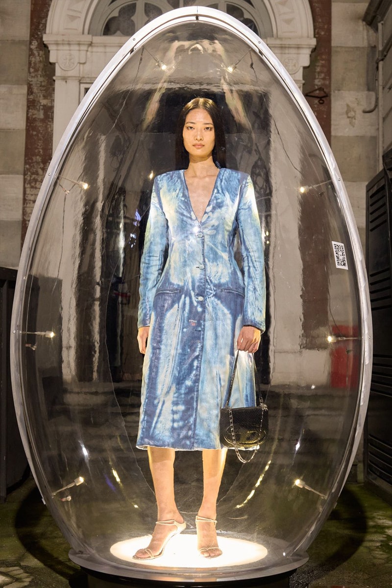 Diesel Spring/Summer 2026 Milan Fashion Week Glenn Martens runway lookbook hunt 