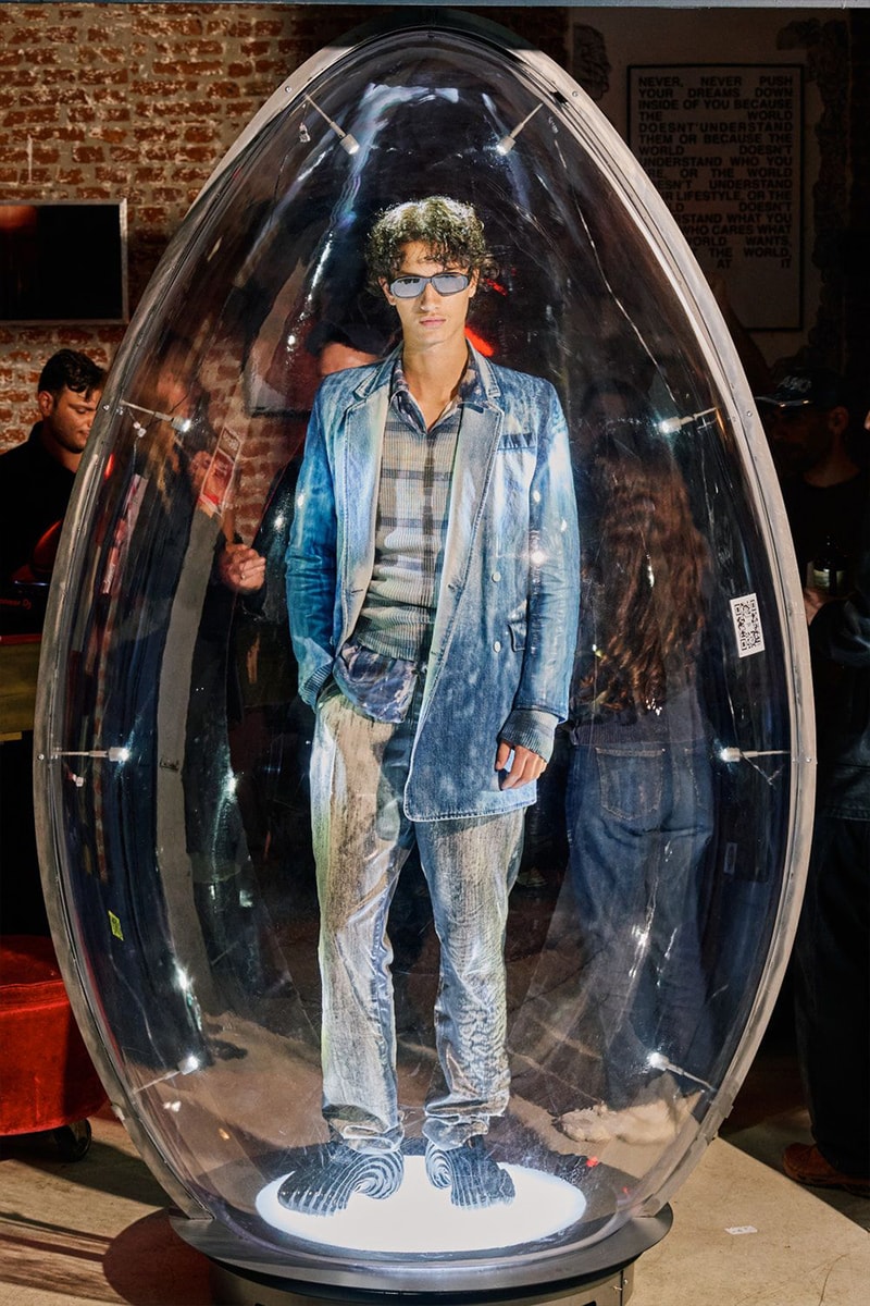 Diesel Spring/Summer 2026 Milan Fashion Week Glenn Martens runway lookbook hunt 