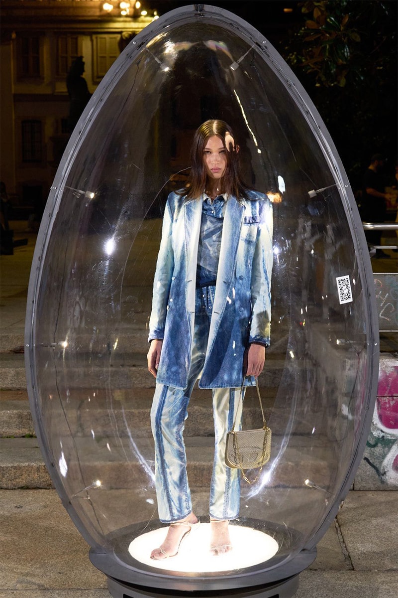 Diesel Spring/Summer 2026 Milan Fashion Week Glenn Martens runway lookbook hunt 