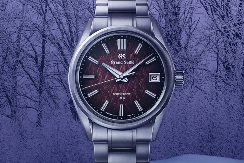 Grand Seiko Ice Forest "Violet Dawn" SLGB005 Evolution 9 Collection Spring Drive U.F.A. Limited Edition 