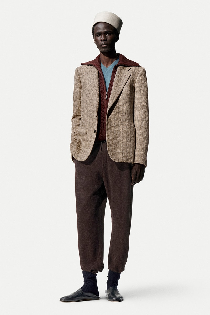 loro piana spring summer 2026 ss26 lookbook fashion luxury milan fashion week showcase hertiage fashion streetwear fabric innovation color