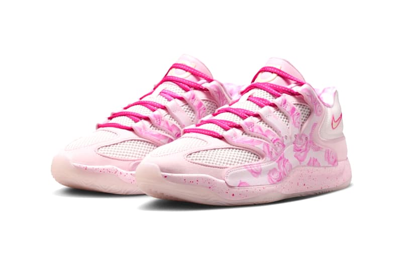 Nike KD 18 "Aunt Pearl" Pearl Pink/Tulip Pink/Playful Pink/Laser Fuchsia HV1997-600 October 2025 release date kevin durant houston rockets nba basketball player