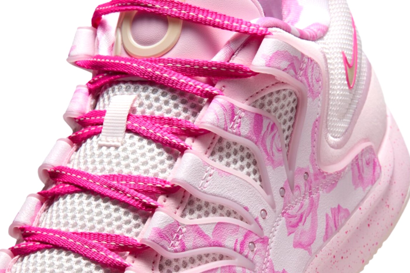Nike KD 18 "Aunt Pearl" Pearl Pink/Tulip Pink/Playful Pink/Laser Fuchsia HV1997-600 October 2025 release date kevin durant houston rockets nba basketball player