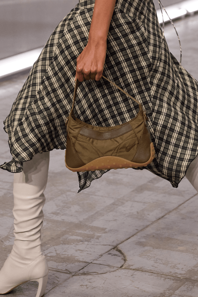 KNWLS' Milan Debut Unveils a Synergistic Collaboration with Nike, Milan Fashion Week, Spring/Summer 2026, Nike Air Max Muse, TENCEL™.