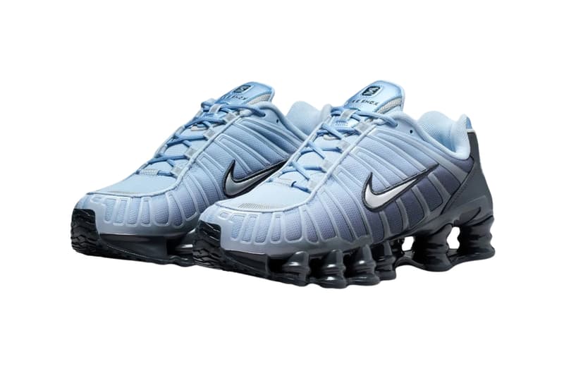 Nike Shox TL “Light Armory Blue” Anthracite/Light Armory Blue/Metallic Silver  Swoosh Shox Columns IO1912-060 Release Info