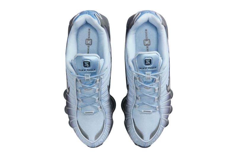 Nike Shox TL “Light Armory Blue” Anthracite/Light Armory Blue/Metallic Silver  Swoosh Shox Columns IO1912-060 Release Info