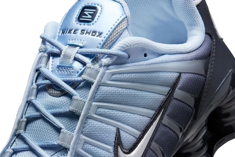 Nike Shox TL “Light Armory Blue” Anthracite/Light Armory Blue/Metallic Silver  Swoosh Shox Columns IO1912-060 Release Info