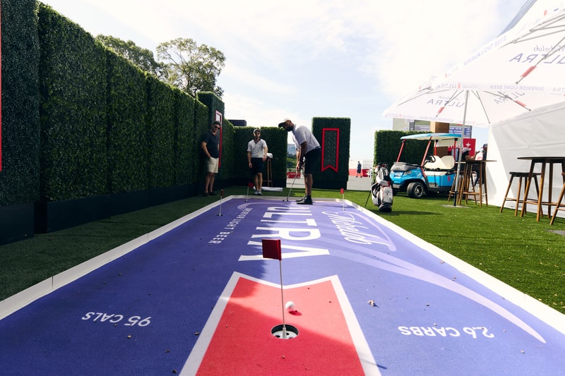 Michelob ULTRA Club Ryder Cup Tournament Golf  Opti-Shot Golden Tee Arcade Liz Breed