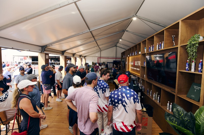 Michelob ULTRA Club Ryder Cup Tournament Golf  Opti-Shot Golden Tee Arcade Liz Breed