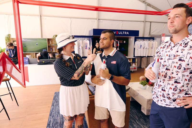Michelob ULTRA Club Ryder Cup Tournament Golf  Opti-Shot Golden Tee Arcade Liz Breed