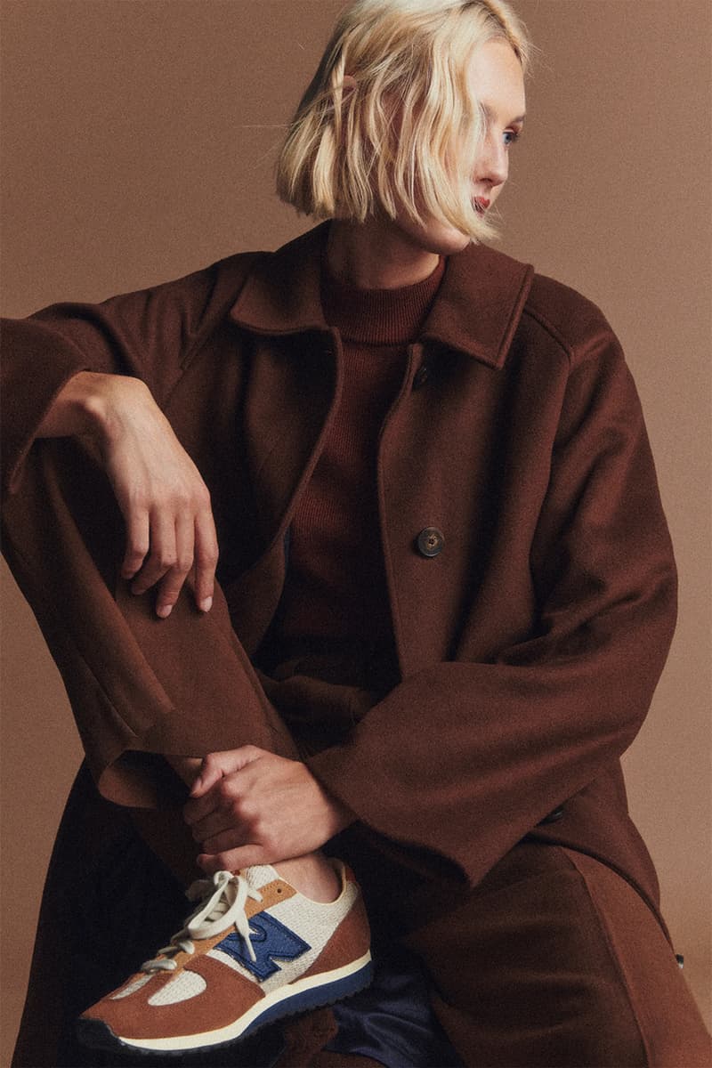 Sezane New Balance 471 sneaker  Release collaboration N-logo denim Info