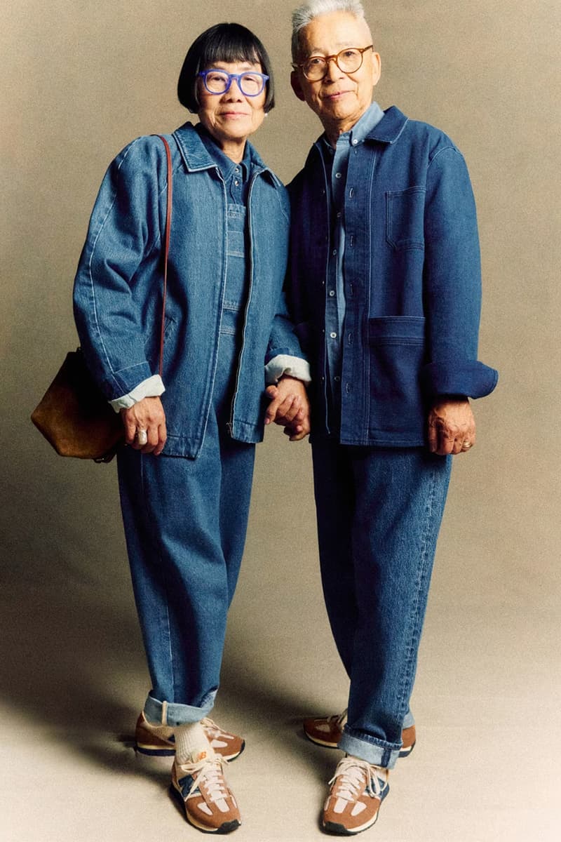 Sezane New Balance 471 sneaker  Release collaboration N-logo denim Info