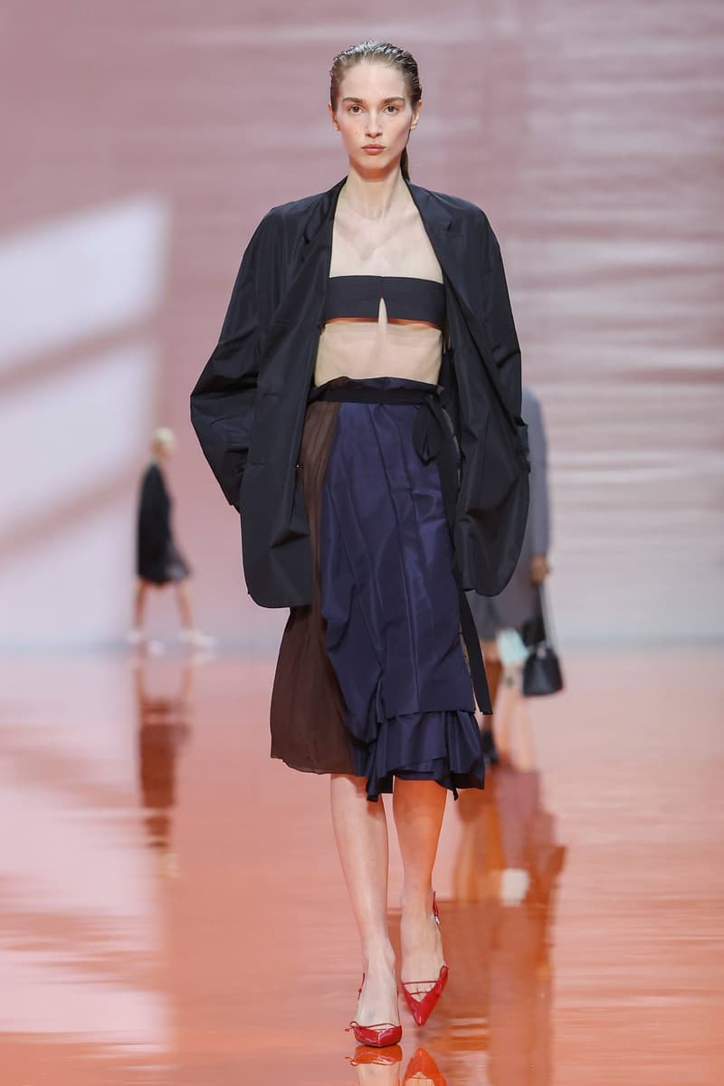 Prada Spring Summer 2026 Milan Fashion Week womenswear Miuccia Prada runway show Raf Simons