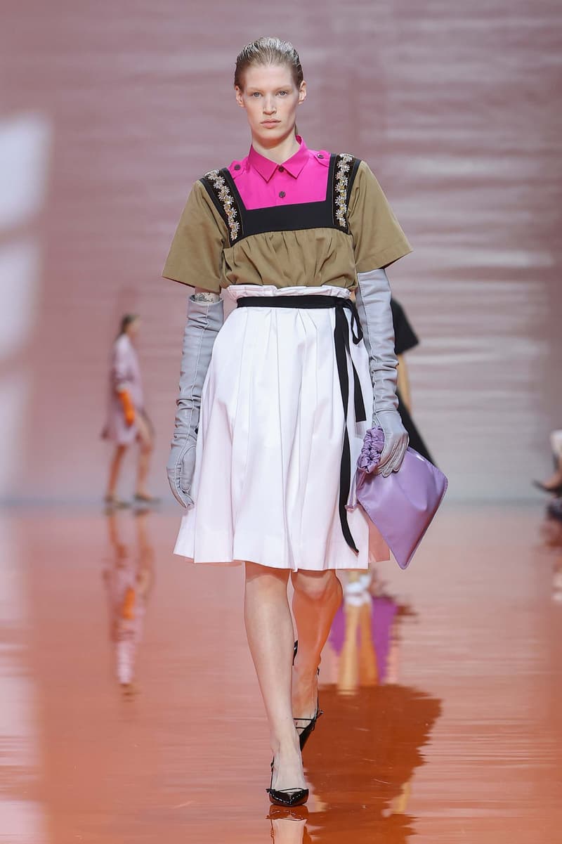 Prada Spring Summer 2026 Milan Fashion Week womenswear Miuccia Prada runway show Raf Simons