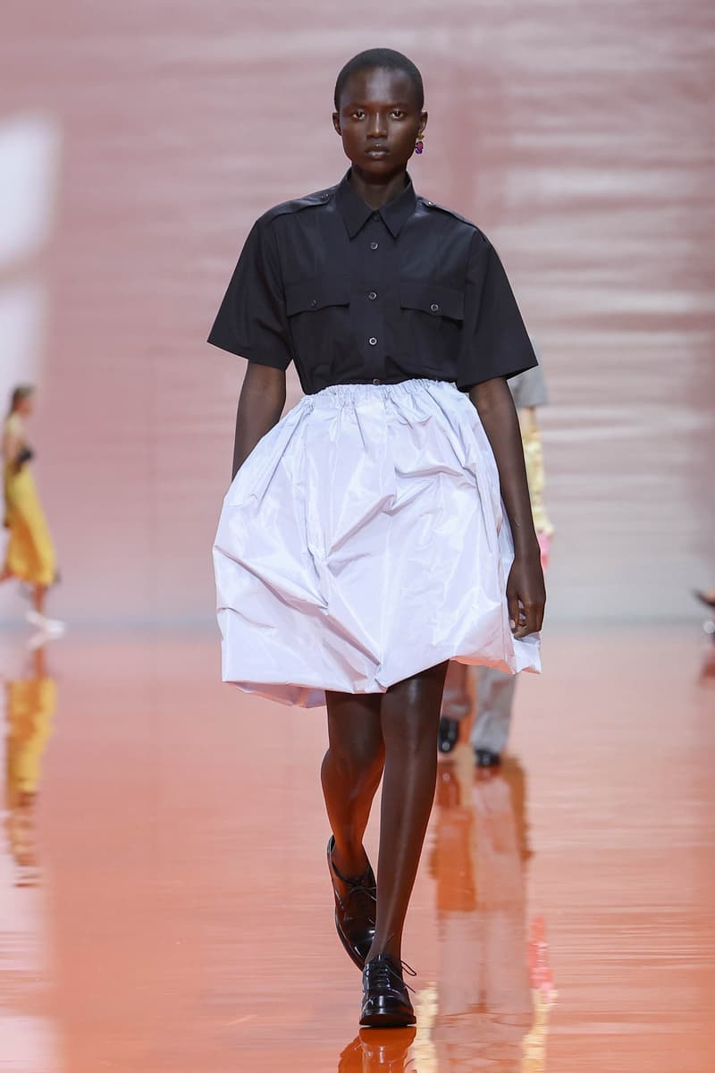 Prada Spring Summer 2026 Milan Fashion Week womenswear Miuccia Prada runway show Raf Simons