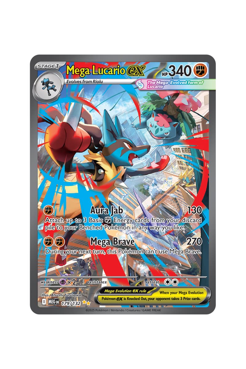 Pokémon TCG: Mega Evolution Illustration Card List release date store info rare lucario gardevoir venusaur