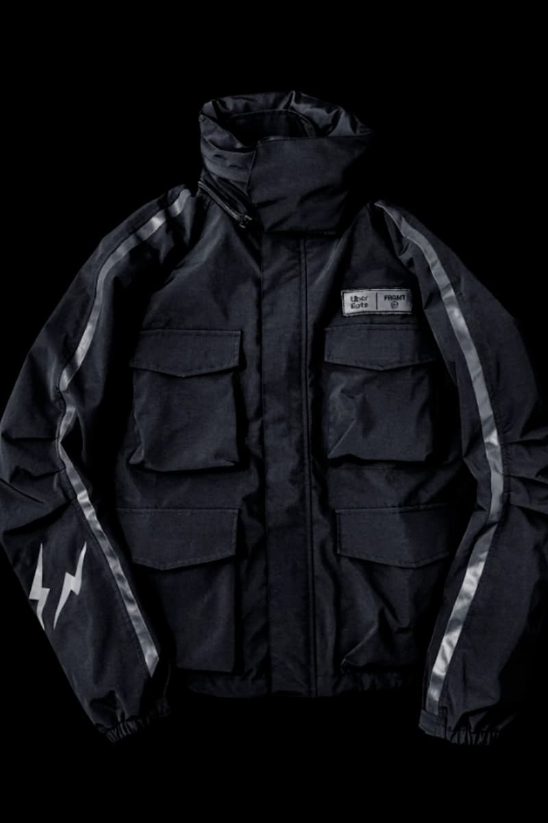 Fragment Teams up With Uber Eats Japan for Exclusive Rider Jacket delivery driver top 300 enticed performance hiroshi fujiwara komine