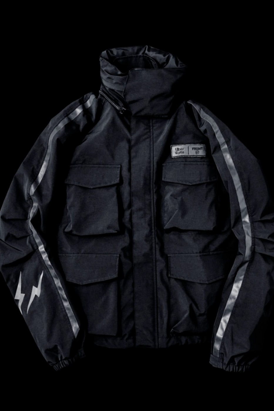 Fragment Teams up With Uber Eats Japan for Exclusive Rider Jacket delivery driver top 300 enticed performance hiroshi fujiwara komine