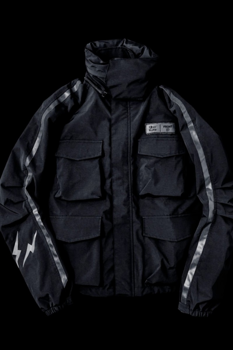 Fragment Teams up With Uber Eats Japan for Exclusive Rider Jacket delivery driver top 300 enticed performance hiroshi fujiwara komine