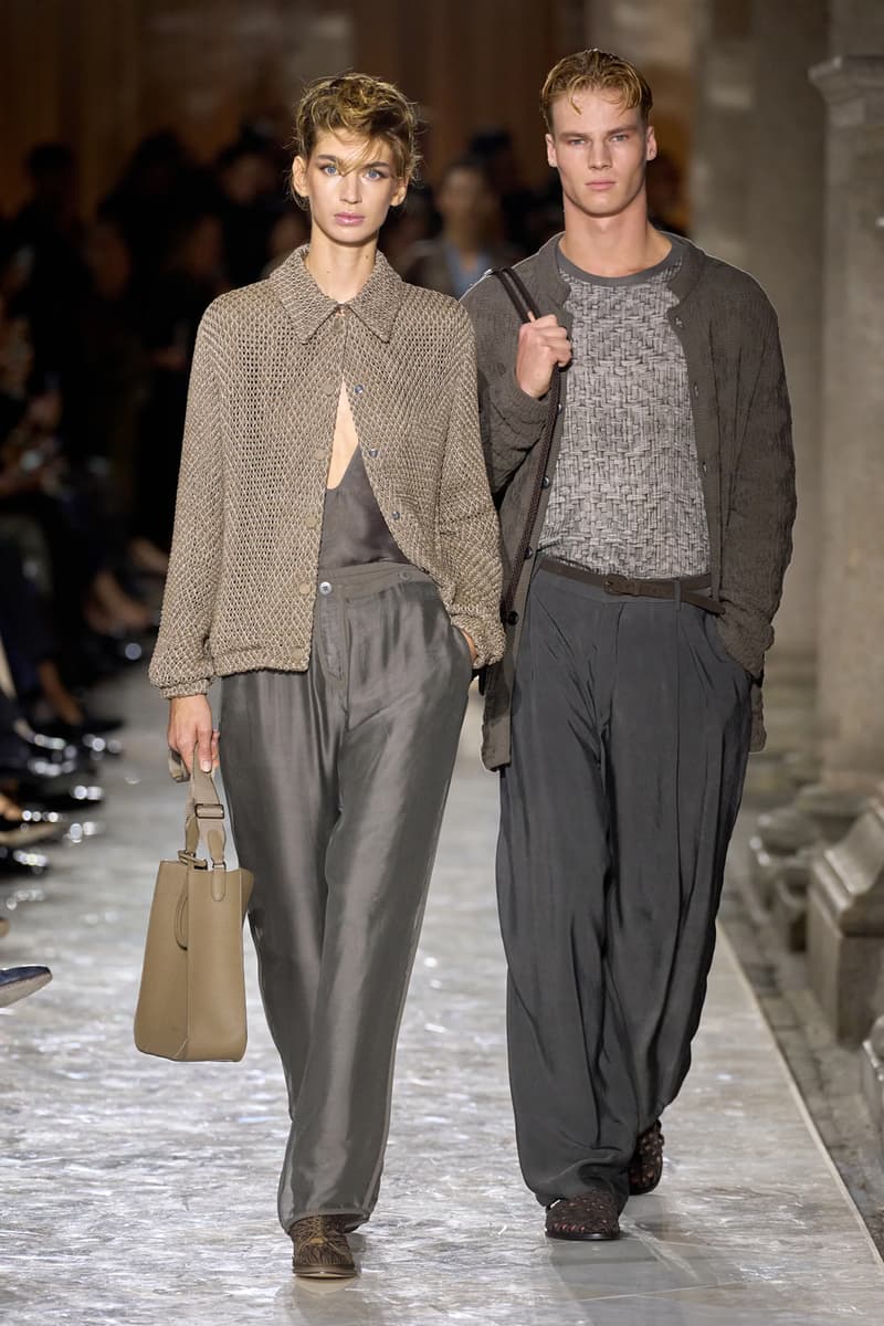 Giorgio Armani Spring/Summer 2026 Milan Fashion Week Final Collection last show final collection italian designer fluidity menswear suiting