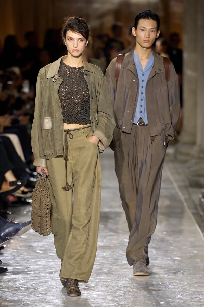 Giorgio Armani Spring/Summer 2026 Milan Fashion Week Final Collection last show final collection italian designer fluidity menswear suiting