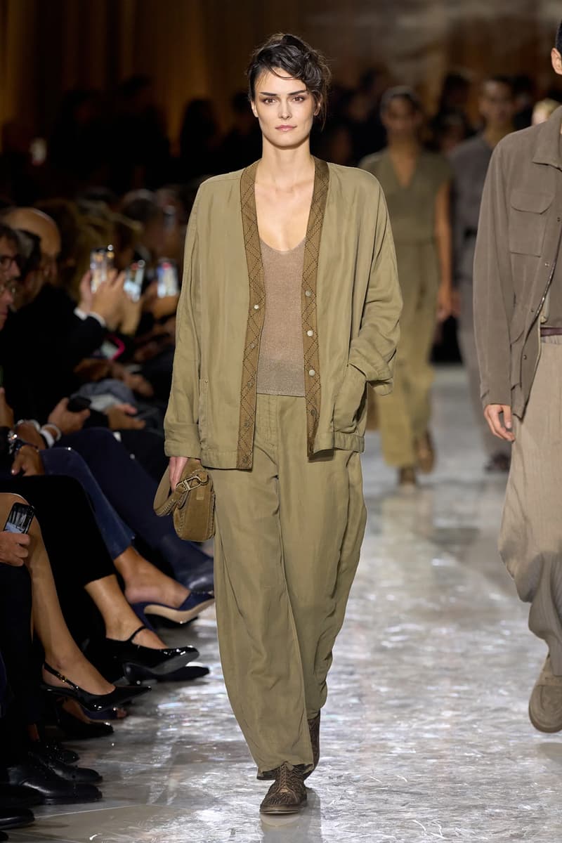 Giorgio Armani Spring/Summer 2026 Milan Fashion Week Final Collection last show final collection italian designer fluidity menswear suiting