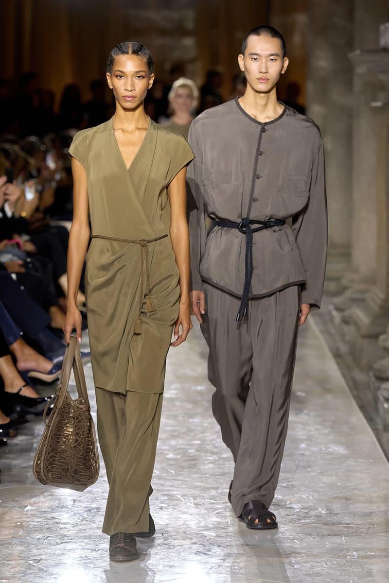 Giorgio Armani Spring/Summer 2026 Milan Fashion Week Final Collection last show final collection italian designer fluidity menswear suiting