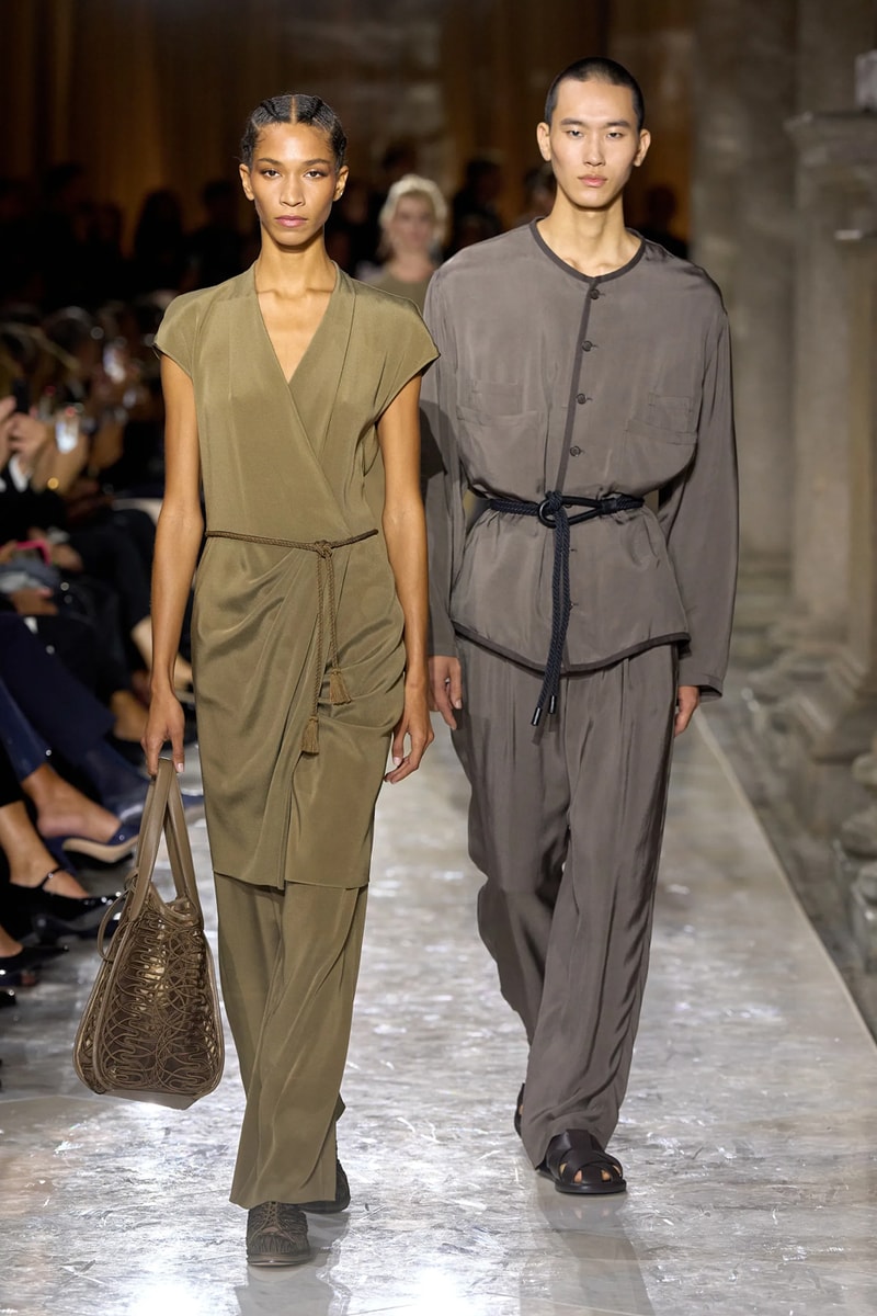Giorgio Armani Spring/Summer 2026 Milan Fashion Week Final Collection last show final collection italian designer fluidity menswear suiting