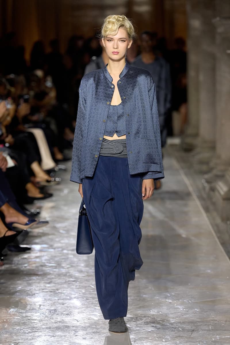 Giorgio Armani Spring/Summer 2026 Milan Fashion Week Final Collection last show final collection italian designer fluidity menswear suiting