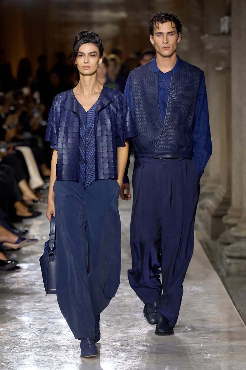 Giorgio Armani Spring/Summer 2026 Milan Fashion Week Final Collection last show final collection italian designer fluidity menswear suiting