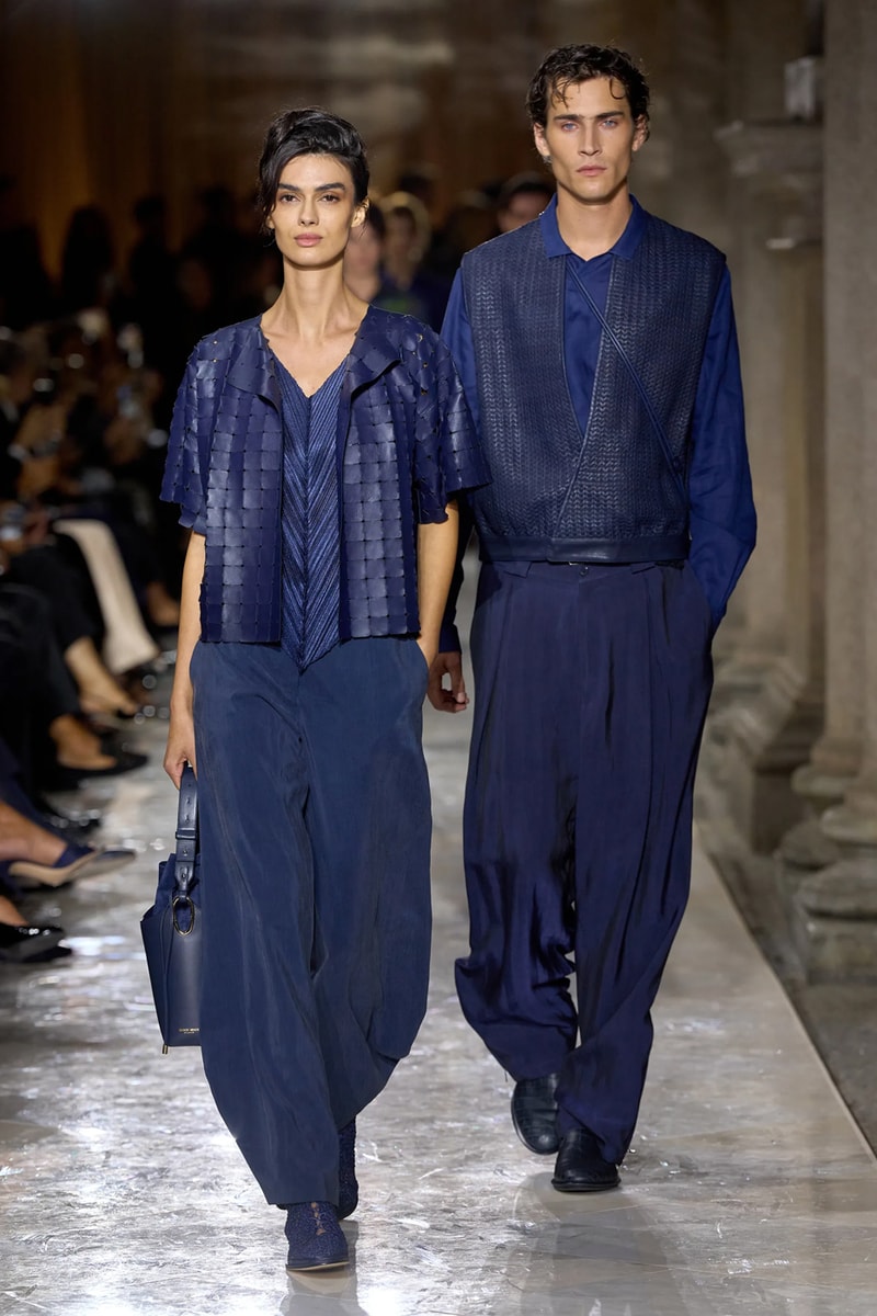 Giorgio Armani Spring/Summer 2026 Milan Fashion Week Final Collection last show final collection italian designer fluidity menswear suiting