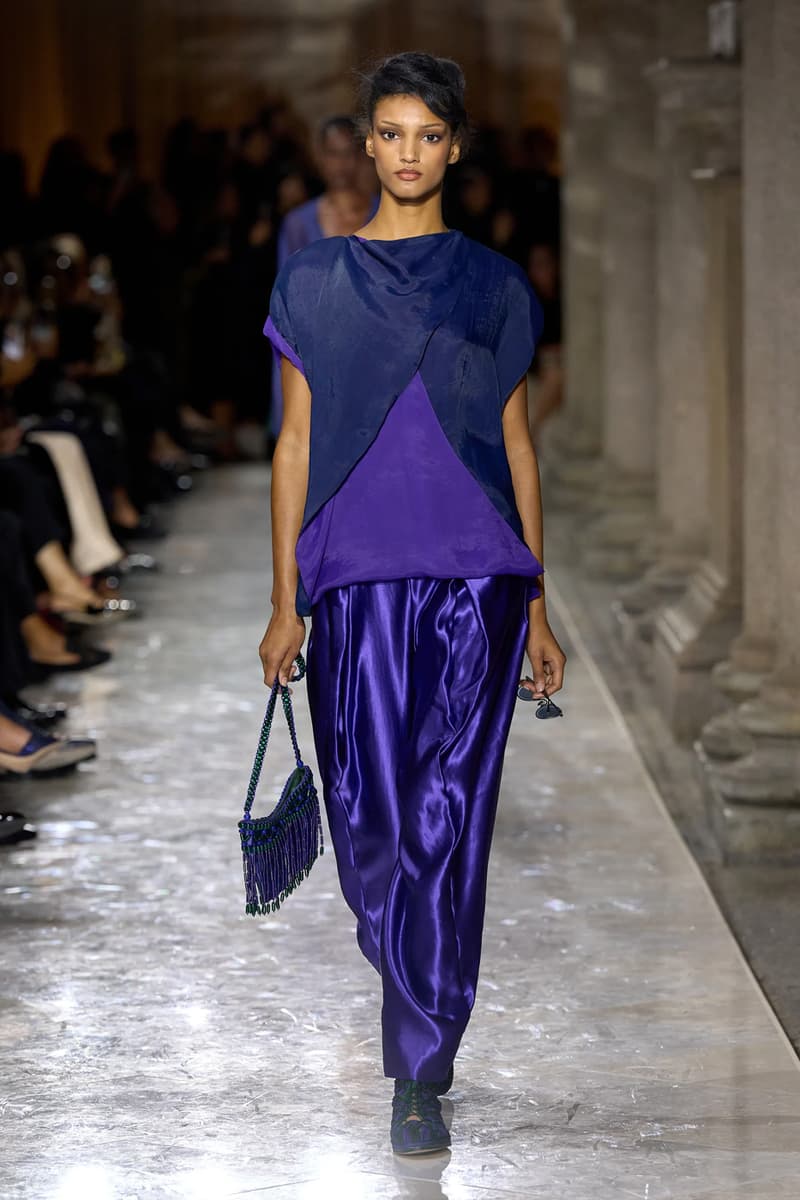 Giorgio Armani Spring/Summer 2026 Milan Fashion Week Final Collection last show final collection italian designer fluidity menswear suiting