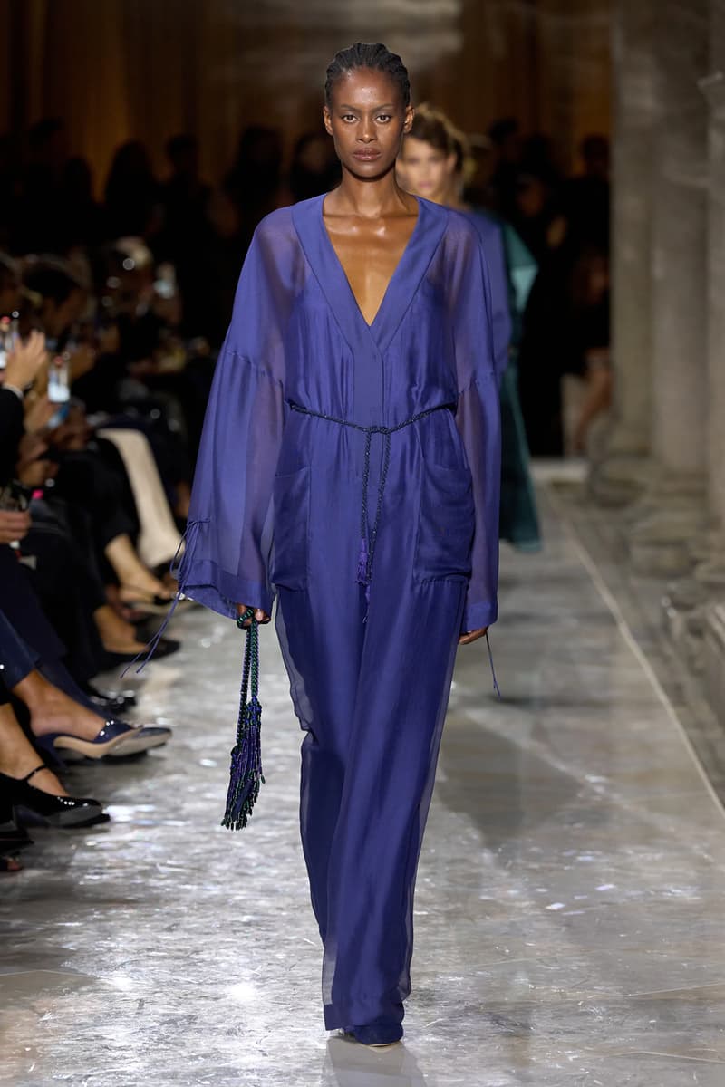 Giorgio Armani Spring/Summer 2026 Milan Fashion Week Final Collection last show final collection italian designer fluidity menswear suiting