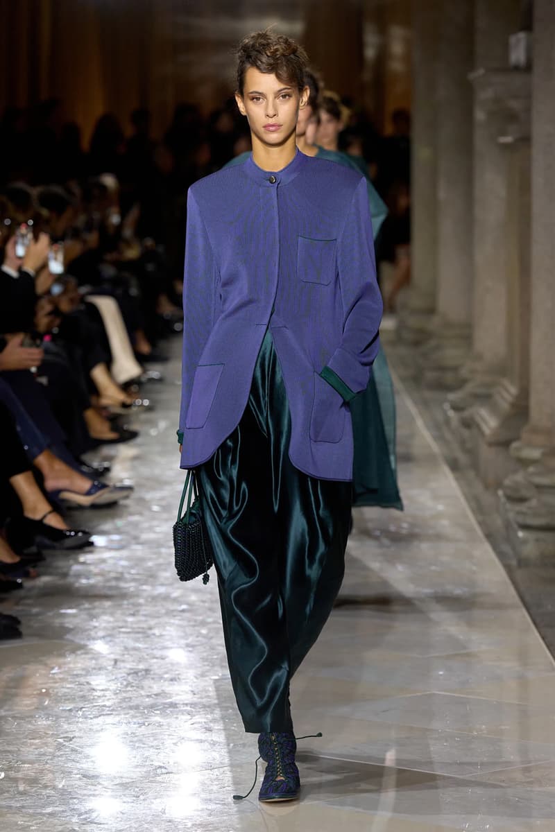 Giorgio Armani Spring/Summer 2026 Milan Fashion Week Final Collection last show final collection italian designer fluidity menswear suiting