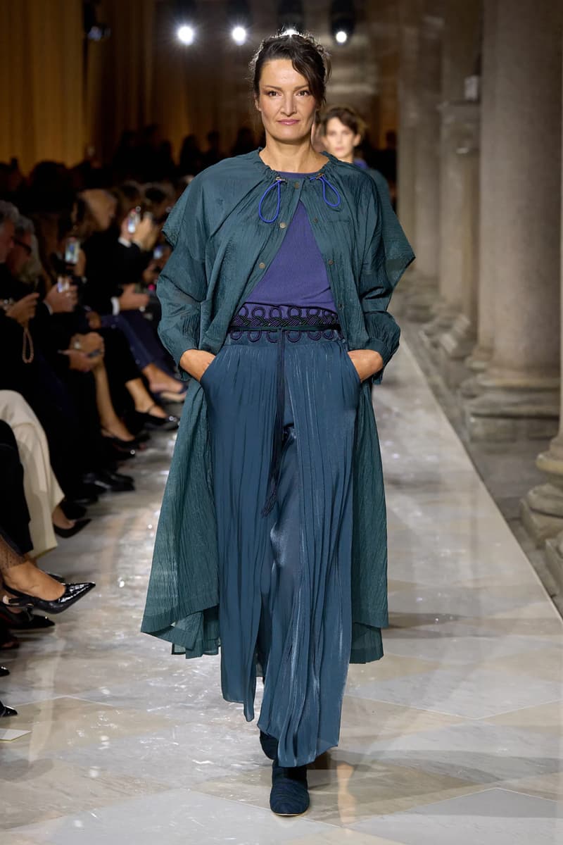 Giorgio Armani Spring/Summer 2026 Milan Fashion Week Final Collection last show final collection italian designer fluidity menswear suiting