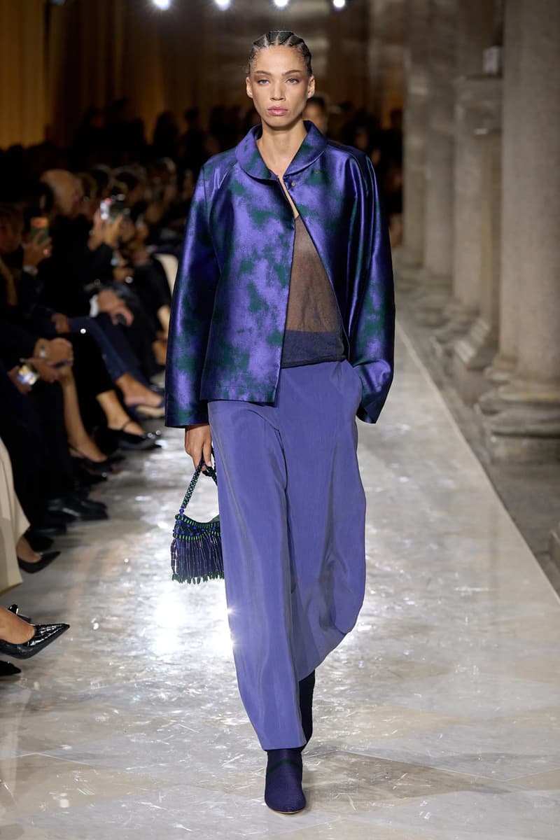 Giorgio Armani Spring/Summer 2026 Milan Fashion Week Final Collection last show final collection italian designer fluidity menswear suiting