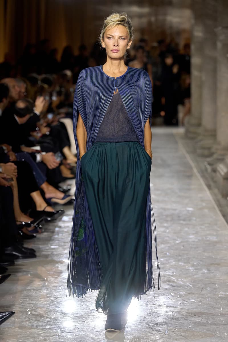 Giorgio Armani Spring/Summer 2026 Milan Fashion Week Final Collection last show final collection italian designer fluidity menswear suiting